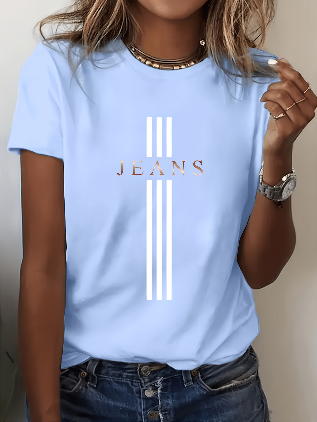 dames casual korte mouw t-shirt