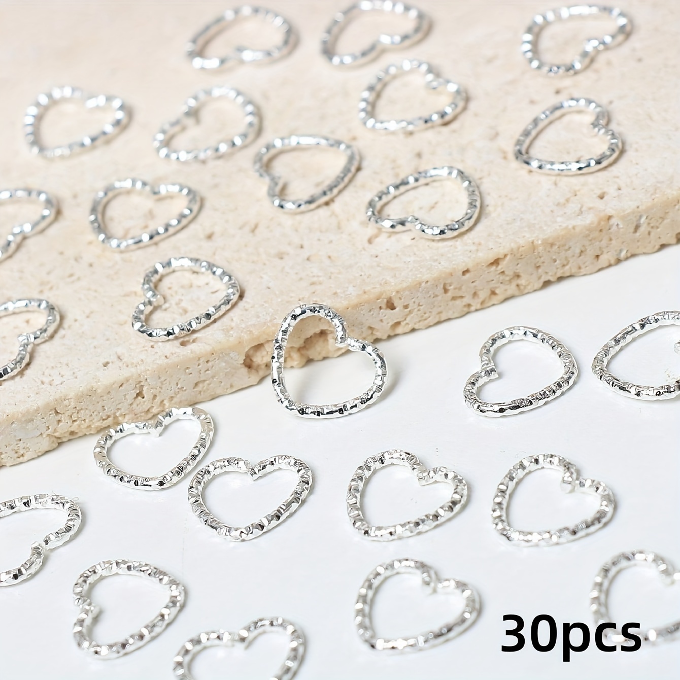 Image of 30pcs Girls Fashionable Bohemian Hippie Style Hair Ring For Hair Accessories Loc Hair Jewelry For Braids