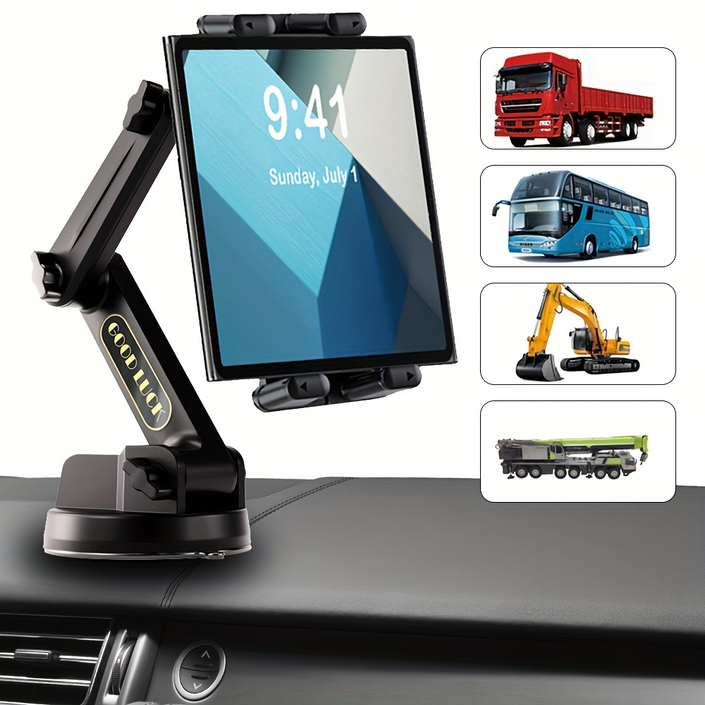 

Car Truck Mobile Phone Tablet Holder, Thickened And Extended Arm, Cup And , Heavy Duty Truck Dashboard Mobile Phone Tablet Holder, Compatible With Most Smartphones And Tablets