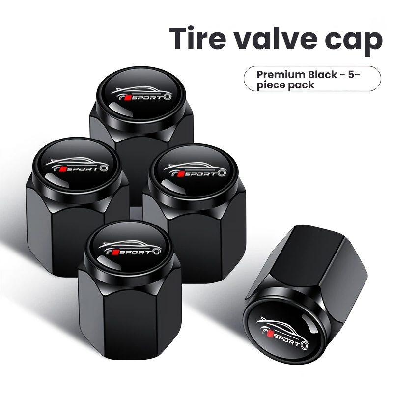 TEMU Tapones universales para válvulas de neumáticos de coche, cubiertas para de neumáticos de motocicleta eléctrica, tapones metálicos a prueba de