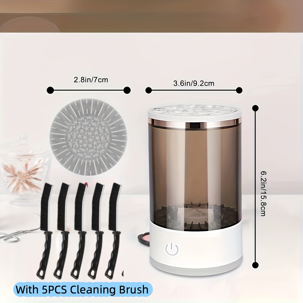 Temu – TEMU Electric Makeup Brush Cleaner, Automatic Brush Washer, Makeup Brush Cleaning Machine, Makeup Tool Cleaner For Daily Use, Beauty Tools,makeup