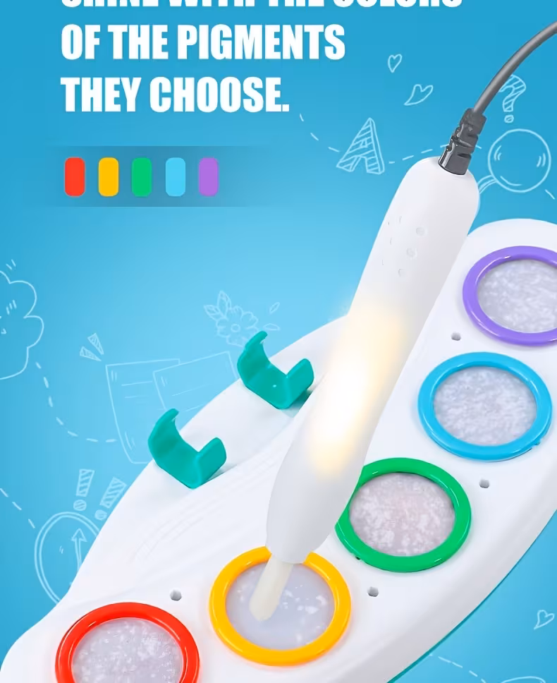 brush mess free painting station for kids learning activity toy holiday and christmas gifts for kids Product details 6
