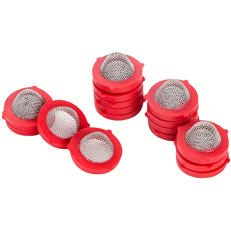 20pcs stainless steel filter hose gasket hose inlet water stop repair gasket kit suitable for 5 8 inch washing machine   4 inch garden hose connector 0