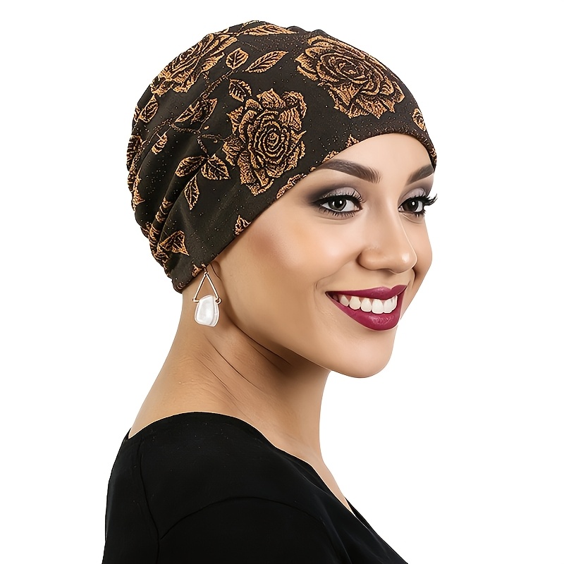 TEMU Breathable Satin Base , Headscarf , Full Coverage , Hair Protection