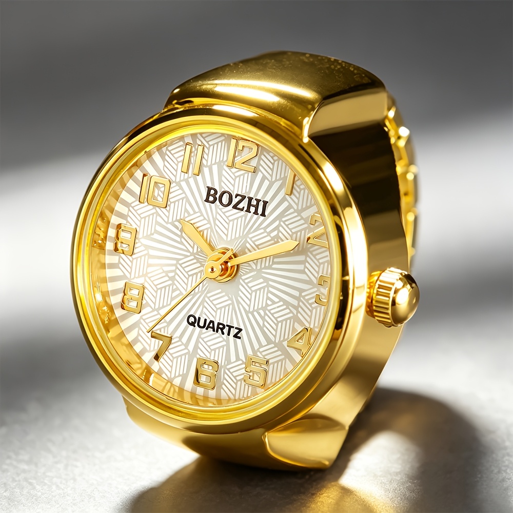 Image of 1pc Men's Ring Watch, Casual Use, Retro Quartz Watch. Perfect Gift For Him On Valentine's Day, Thanksgiving, Christmas