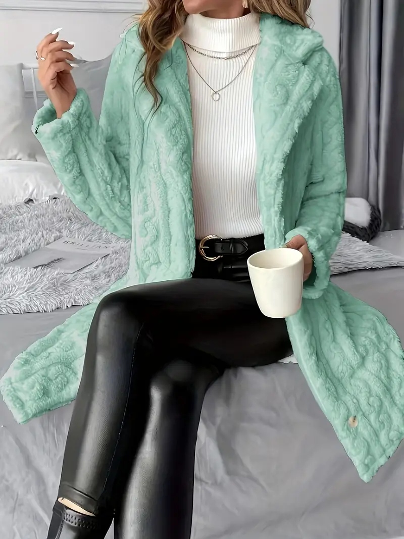 manteau en fausse fourrure pour femmes Détails du produit 10