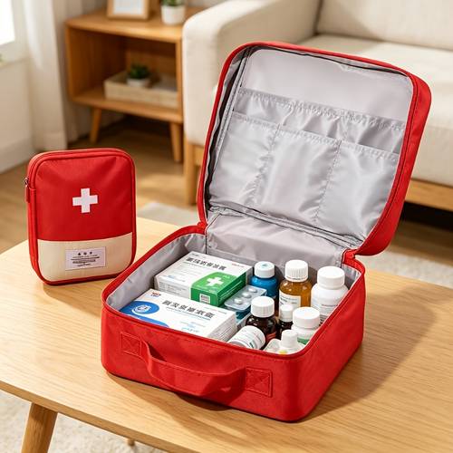 2 piezas bolsas de almacenamiento portátiles de gran capacidad (s+l), bolsa de tela oxford con organizador multicompartimento, adecuada para artículos esenciales y viajes