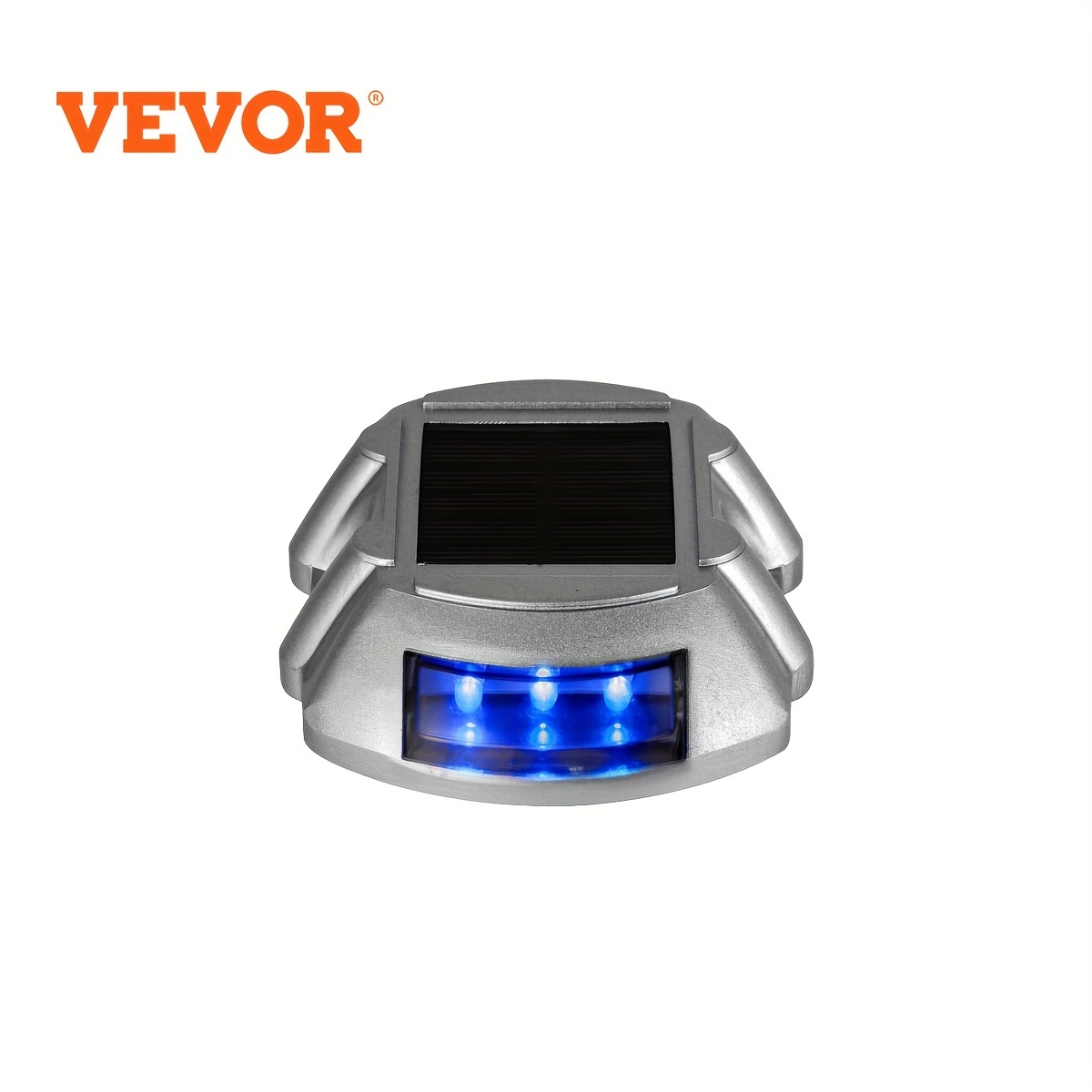 

Vevor Lights 8-pack Solar Lights Solar Deck Lights Waterproof Wireless Dock Lights 6 Leds For Deck Dock Path Warning Steps