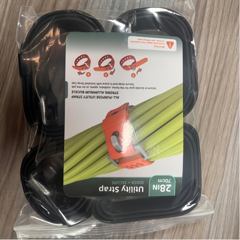 Set Of 4, 70cm/27.5in Silicone Straps Release For Securing Bicycles, Ideal For Managing Luggage And Outdoor For Sports Bundling