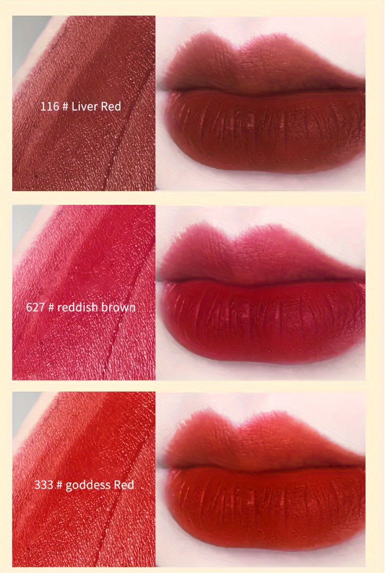6pcs berry shade lipstick set long lasting waterproof formula perfect valentines gift in elegant details 3