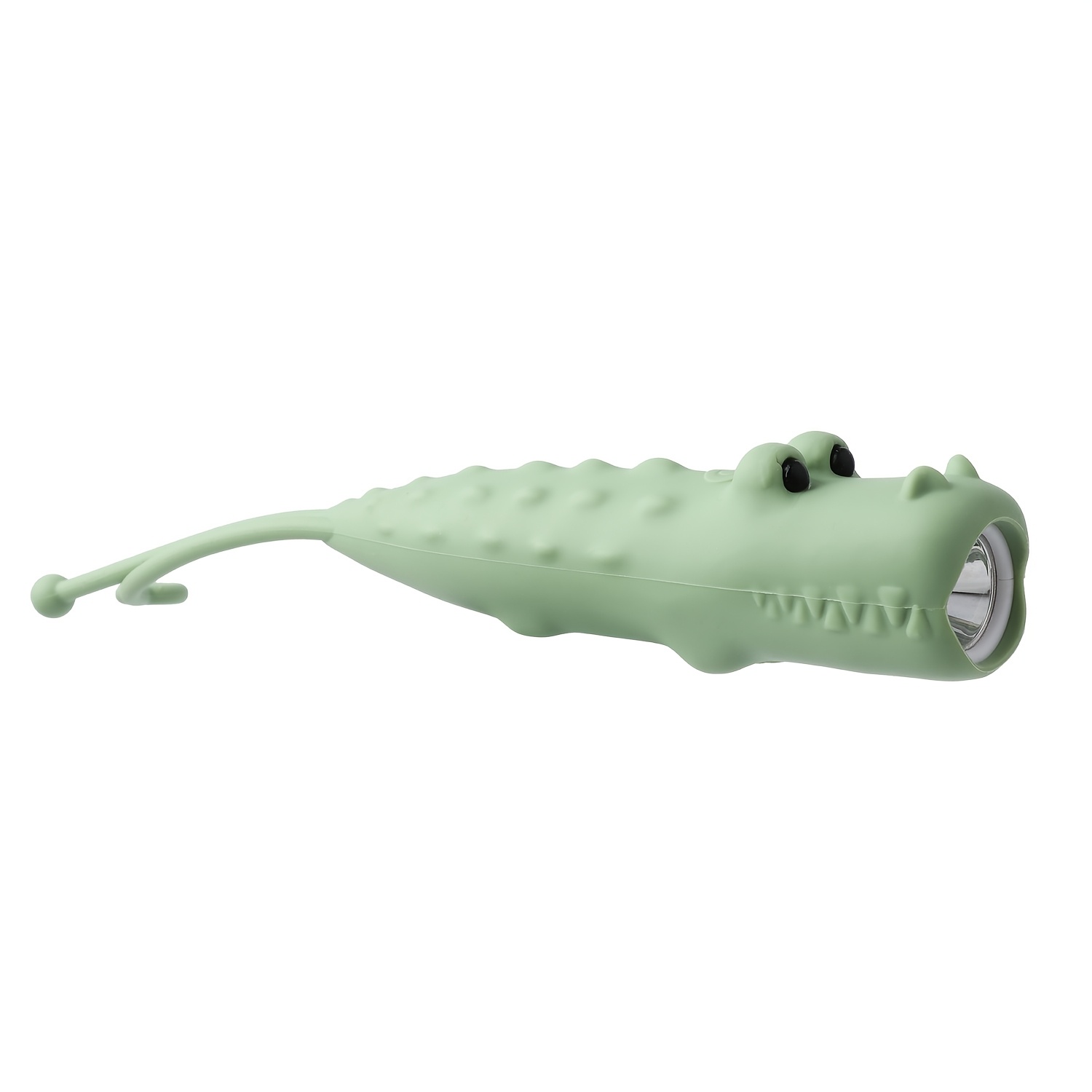1pc Creative Animal Flashlight, Usb Portable Cute Cartoon Design Handheld Lamp, Available In Shark And Crocodile Styles: retailer-supplied image