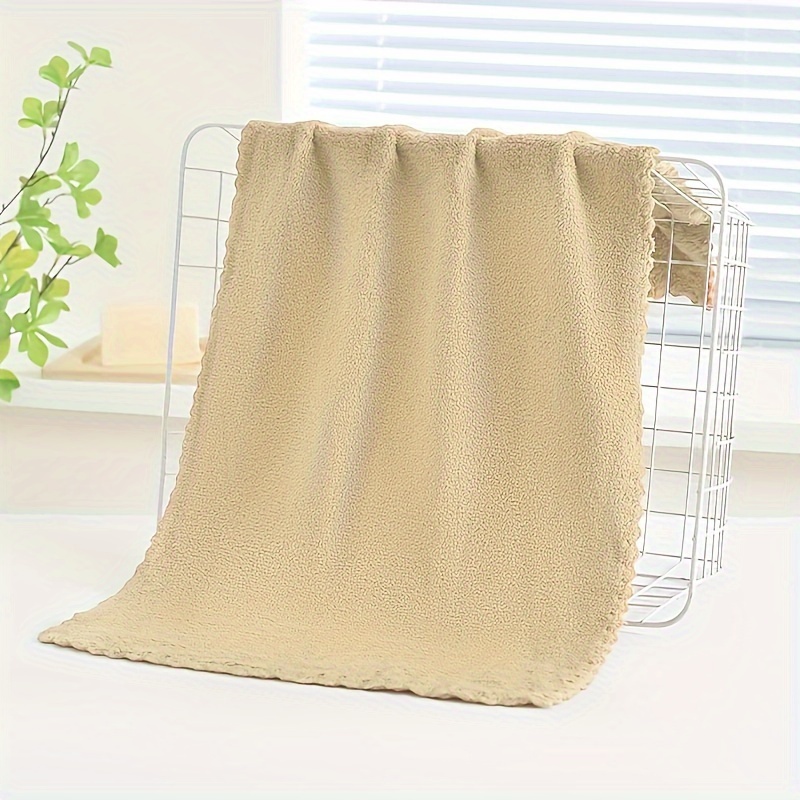 1pc Quick Dry Absorbent Towel Soft Bathroom Spa Shower Towel Large ...