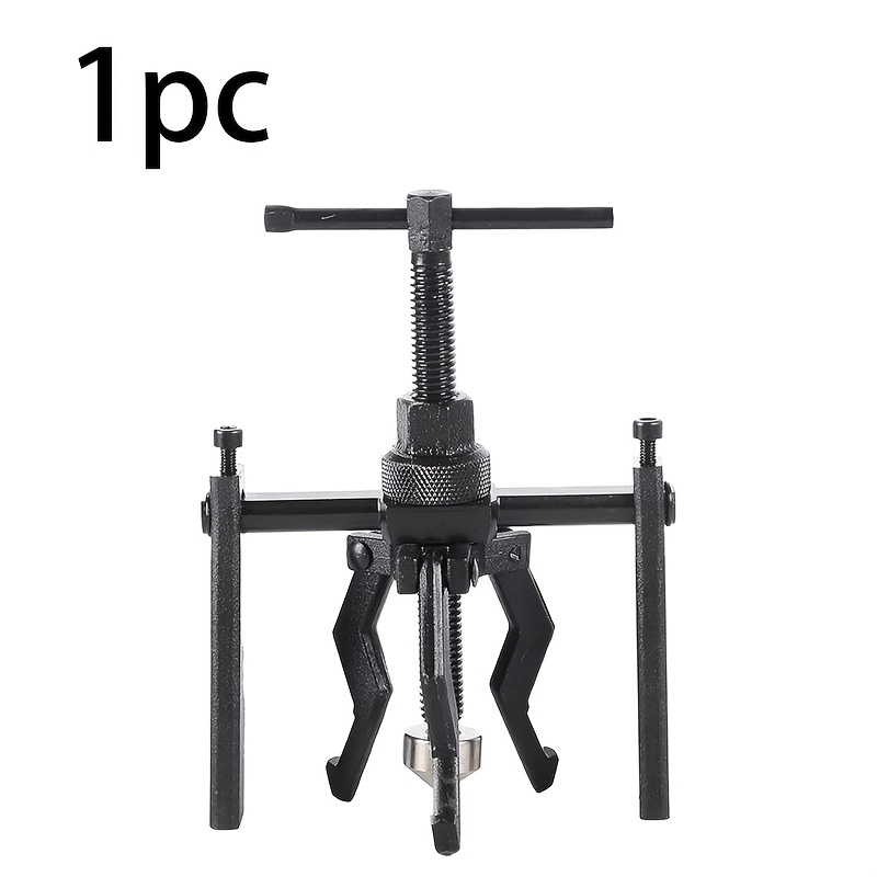 TEMU 1pc Dzt Heavy-duty Adjustable 3-jaw Puller Tool With High Torque & Hardness Suitable For Inner Hole Bearing Removal, Adapter For Automotive