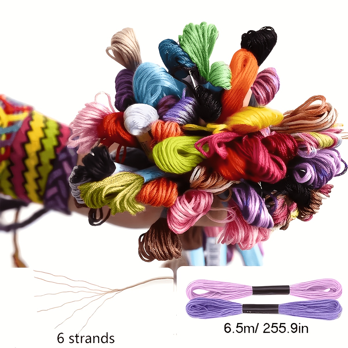 447 Colors Embroidery Floss Thread Set with Scissors