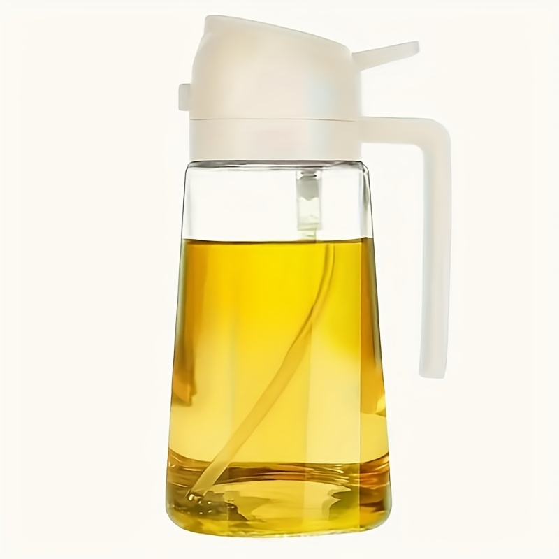 TEMU 16oz 2-in- Olive Oil Dispenser & Cooking Spray Bottle - Auto-, Ideal For Salad Dressing & Cooking Oil, Olive Oil Dispenser For Kitchen
