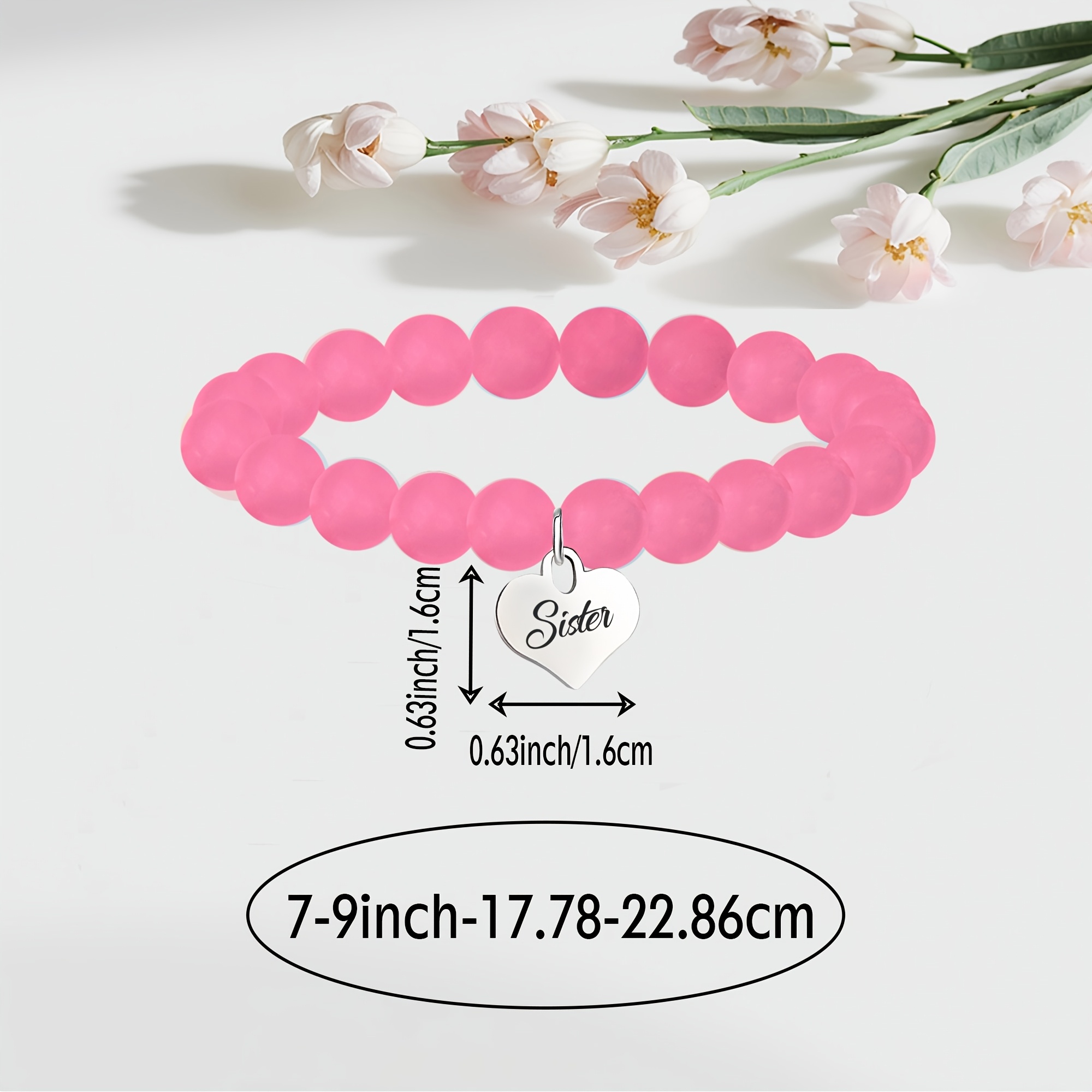 Delicate Heart Bracelet, Perfect Gift for Sister