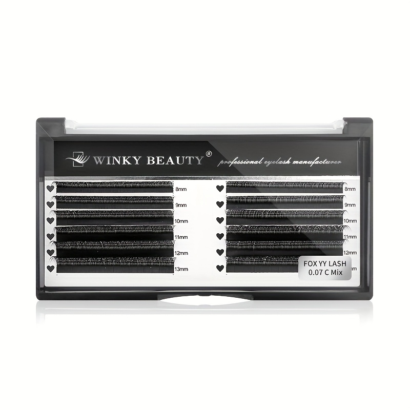 Beauty 3 Layers Yy Fox Eyelash Extension 0.07mm Y Shaped Premade False Lashes Yy Fox Eyelashes Elongated Flying Style Individual Lashes Makeup Tools