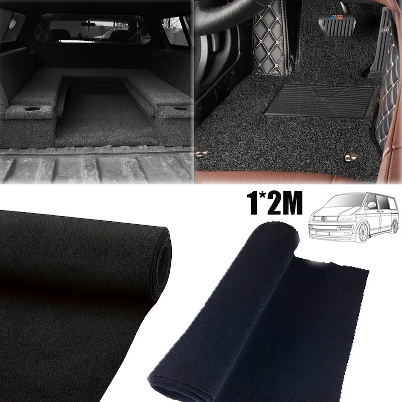 

1x2m Flame Retardant High-density Non-slip Felt Carpet Liner - Polyester Non-woven Fabric, Fit For Cars, Rvs, Trucks, Pickups - ,