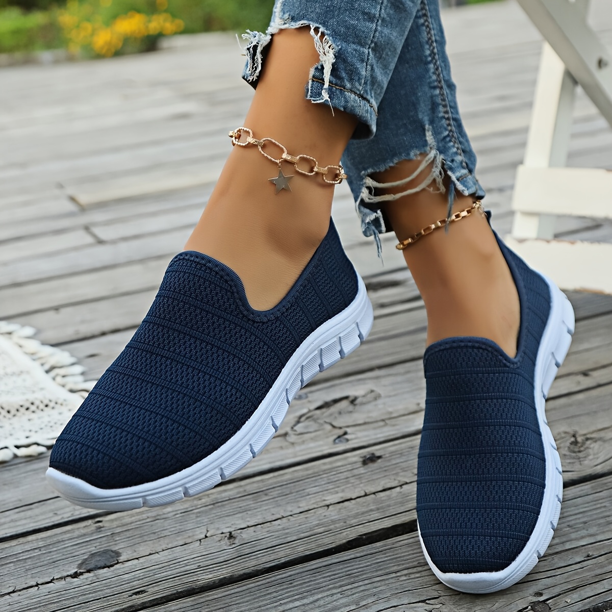 ladies casual sneakers with hollow   suitable for   training and   outdoor activities new 2025 large size slip   for women