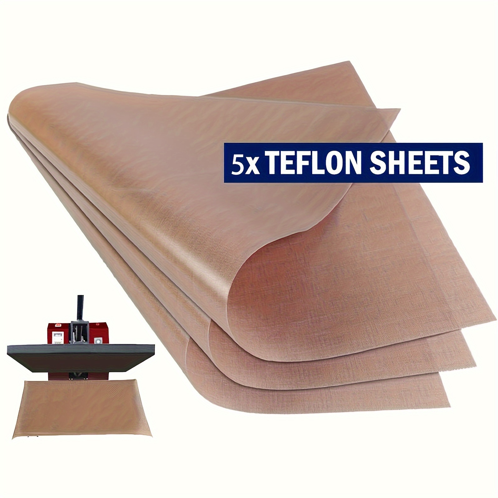 

5- Ptfe Ironing Sheets, 12x16 Reusable Fiberglass For , - , For And