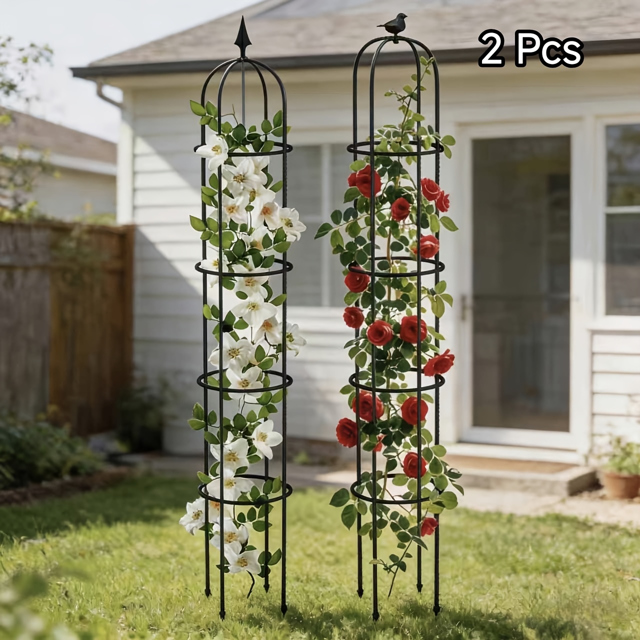 garden trellises sold on Temu United States