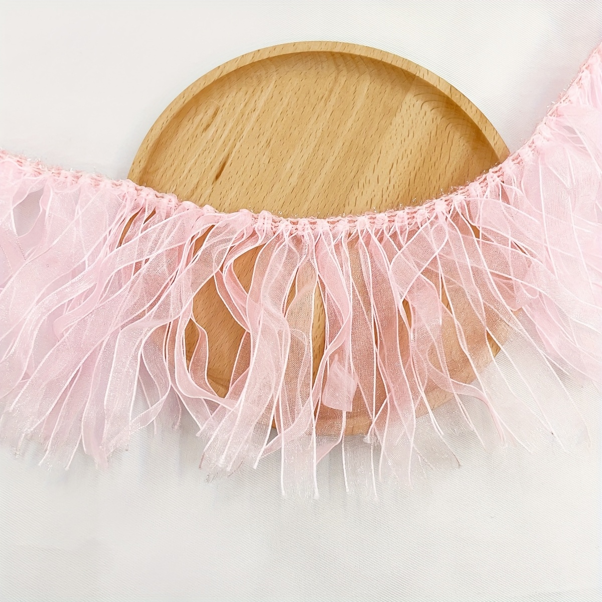 Tulle Elastic Tassel Lace Handmade Holiday Gift Craft Decoration Additions
