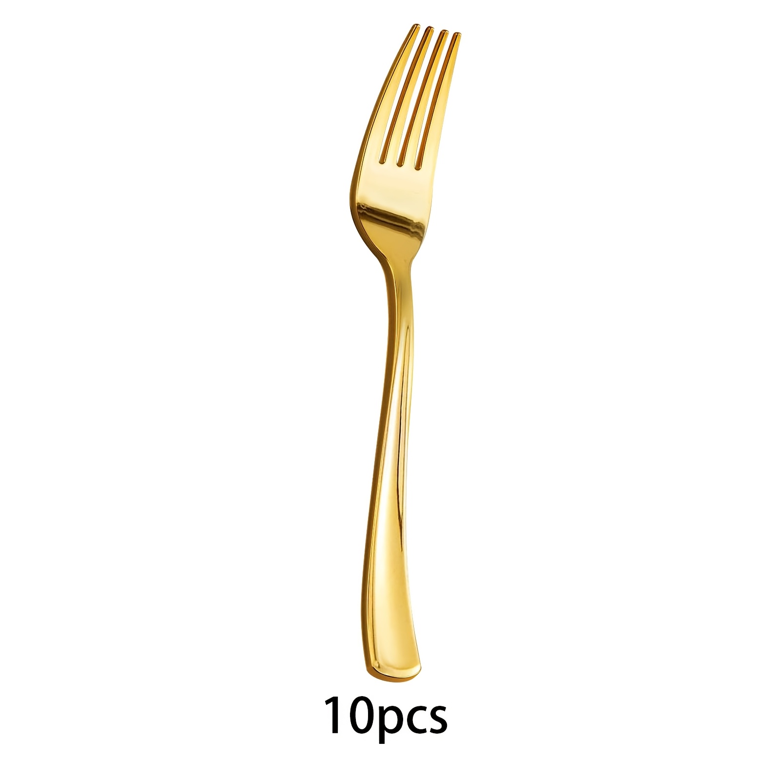 10/30/60-pcs Golden Minimalist Plastic Flatware Set, High-quality Reusable Tableware, Perfect For Parties, Gatherings, Weddings, Balls, Birthdays, Valentine's Day, Carnivals, Ramadan, Easter, 's Day