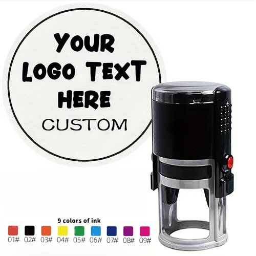 custom self with your own rubber stamp personalize your multiple ink color options