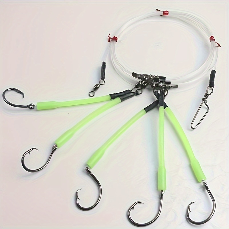 deep sea fishing accessories 1-* 5-Hook Deep-Sea Fishing Tackle * Rig, Large Competition Fishing  Accessories
