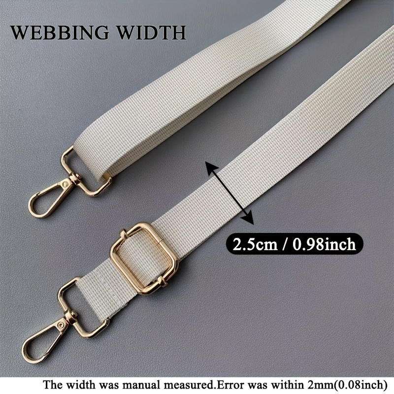 5cm wide adjustable bag strap beige polyester black Temu