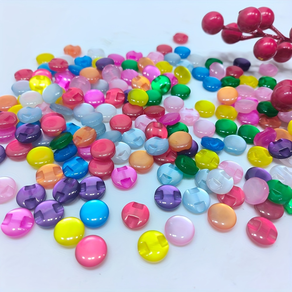 

Hl Resin Iridescent Buttons For Sewing, Assorted Colors (white, Red, Orange-red, Rose Red, Pink, Yellow, Royal Blue, Light Blue, Green, Violet) - 30 Piece Set