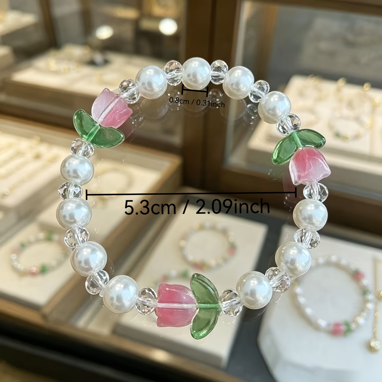 Vacation Style Tulip Bracelet, Gift for Office Women