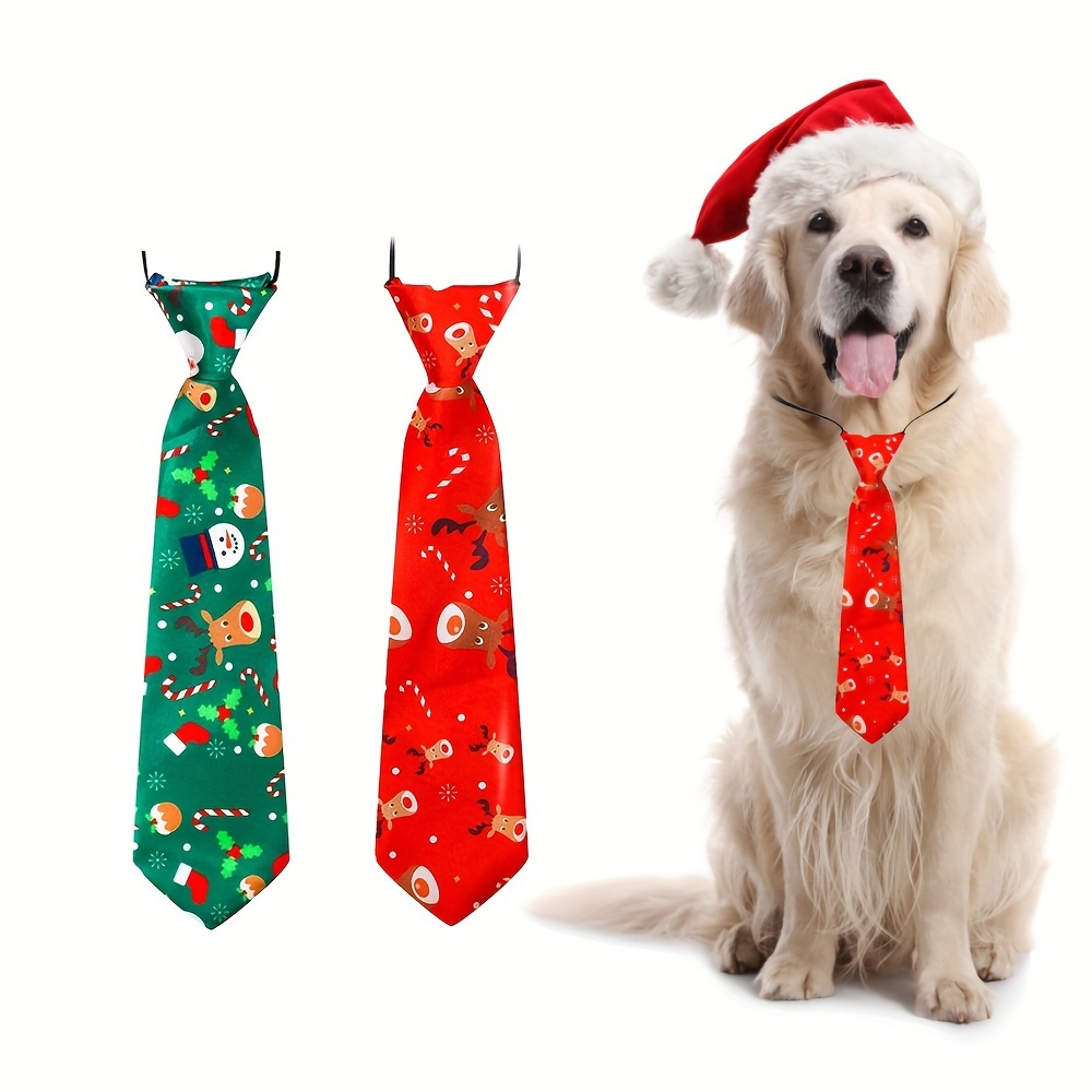 

1pc Pet Tie, Christmas Red & , , , Pet , Dog Clothing & Accessories
