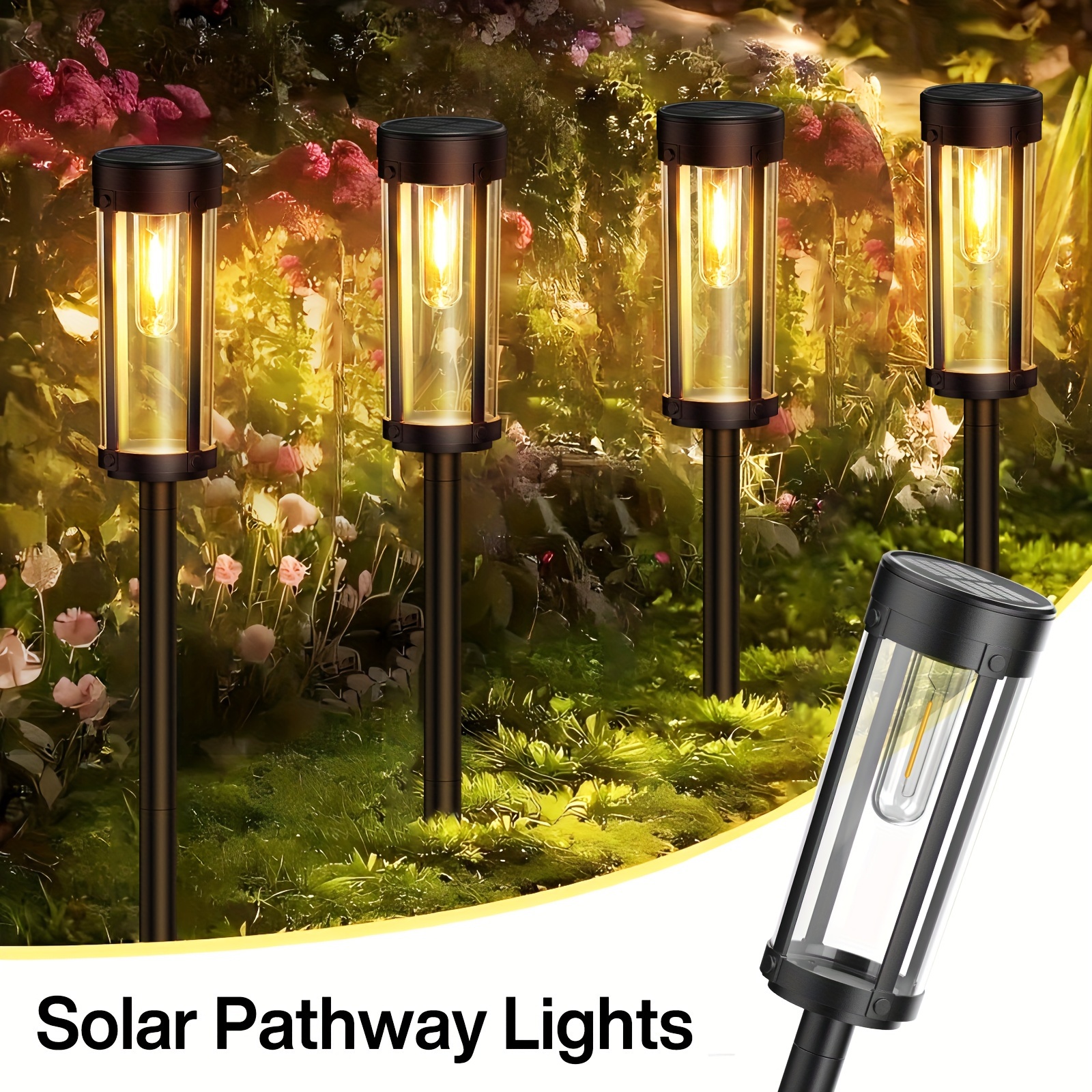

6pcs , Upgraded , , For Lawn Walkways