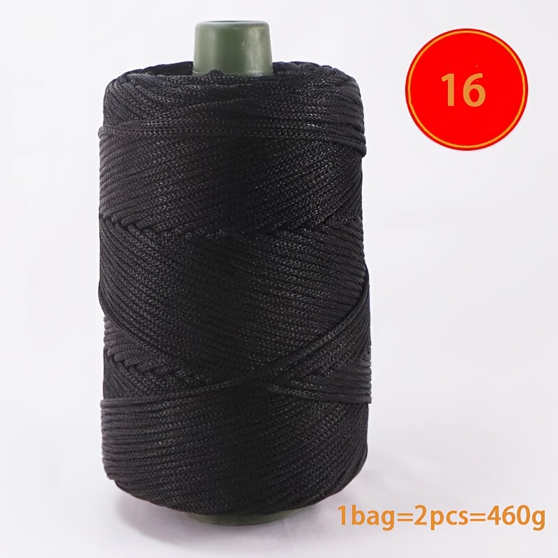 TEMU Fil à âme léger, fil à âme , matériau pour crochet à , fil à crochet tissé à en vrac, convient pour la fabrication de chapeaux de soleil,
