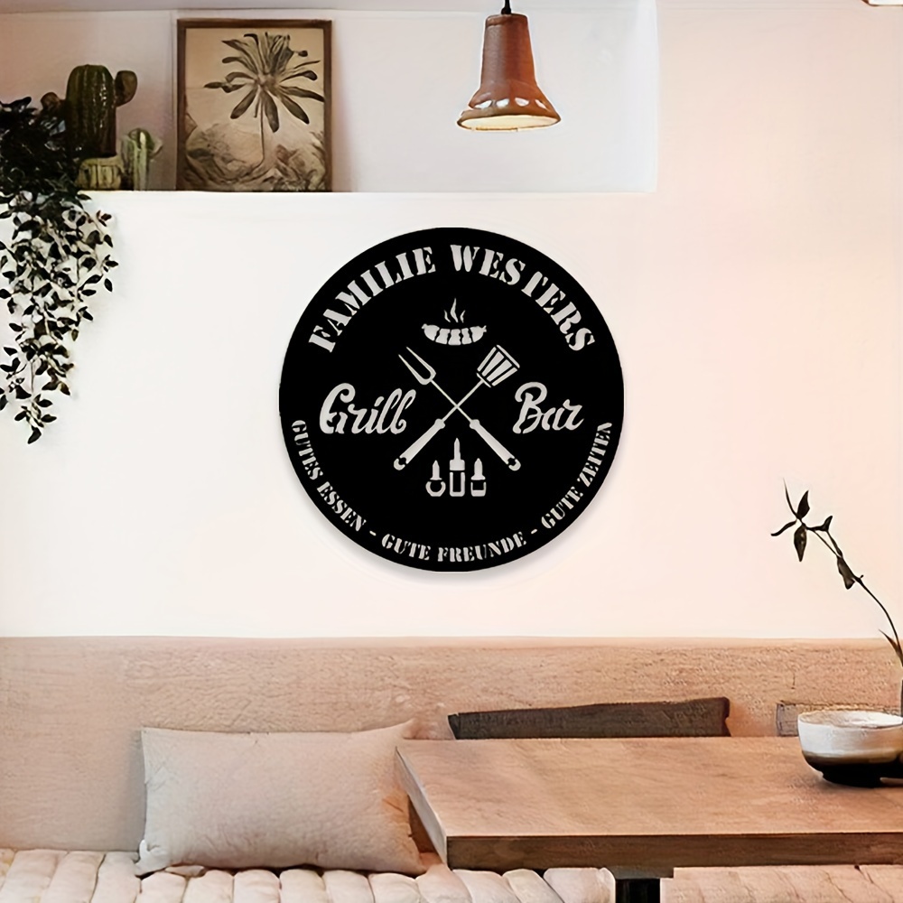 Love & Faith Personalisiertes Grill Schild - Ge Produktbild-Vorschau 3