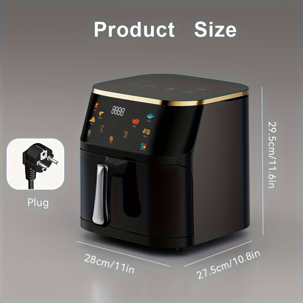 8l large capacity   fry 6 in 1 functionality bake roast   power outage protection   nonstick and dishwasher   fish chicken and chips cake Product details 1