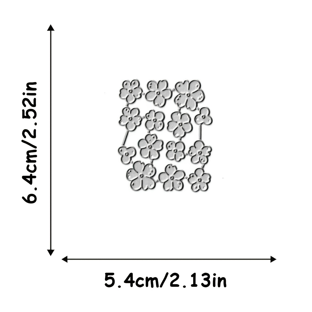 TEMU 1 pz di , Fustella per Taglio a in Metallo, Stampo per Taglio per Scrapbooking, Fustella per Taglio Fai da Te , per Decorativo per Sfondo di ,