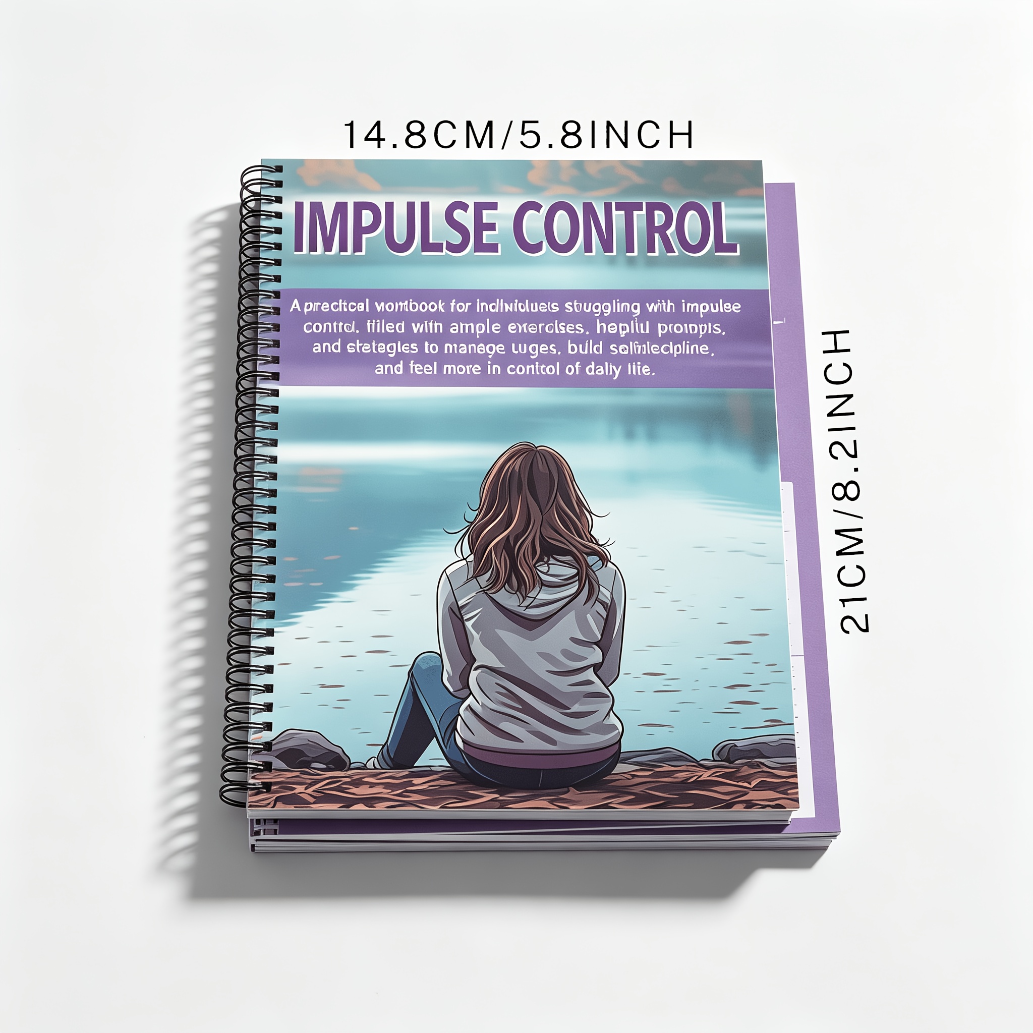 TEMU 1pc Control And Emotional Management Practice Book, 48+ Pages Of Self-regulation Manual For Restraining Impulsive Behavior, Psychological
