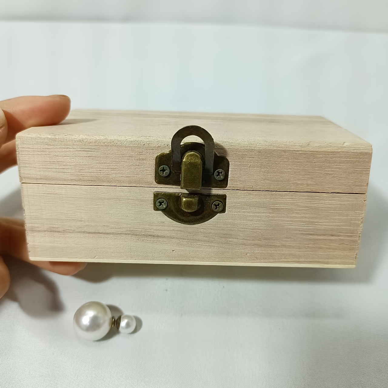 jewelry wooden box wooden packaging box handmade colorful Temu Qatar