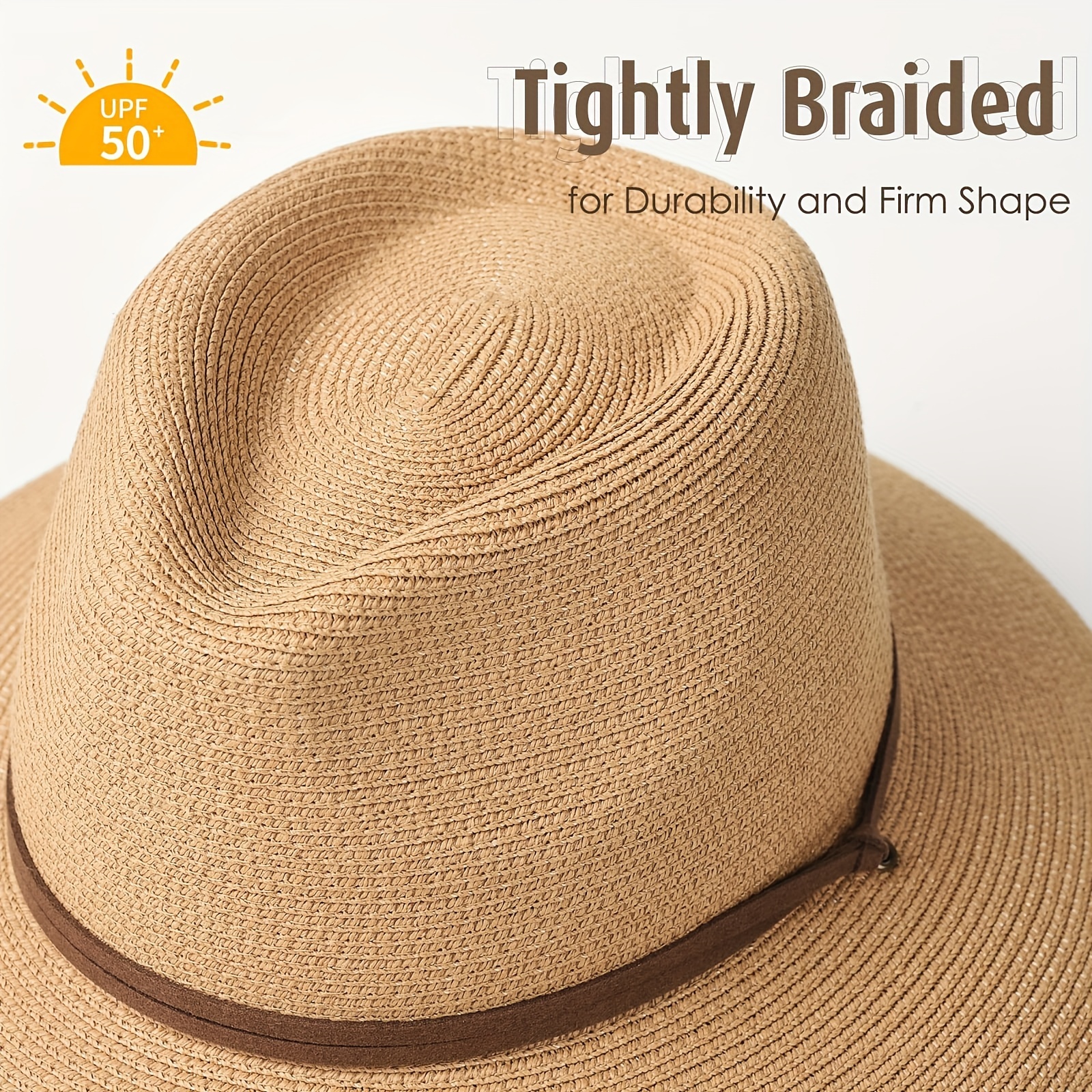 Sombrero de sol de ala ancha UPF 50+ para hombres y mujeres, sombreros de  playa para hombres, sombreros de playa al aire última intervensión para