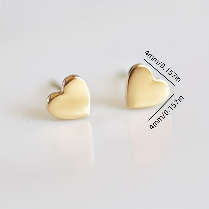 Elegant Stainless Stud Earrings For Women, Perfect For Daily Wear And Parties - 1pc