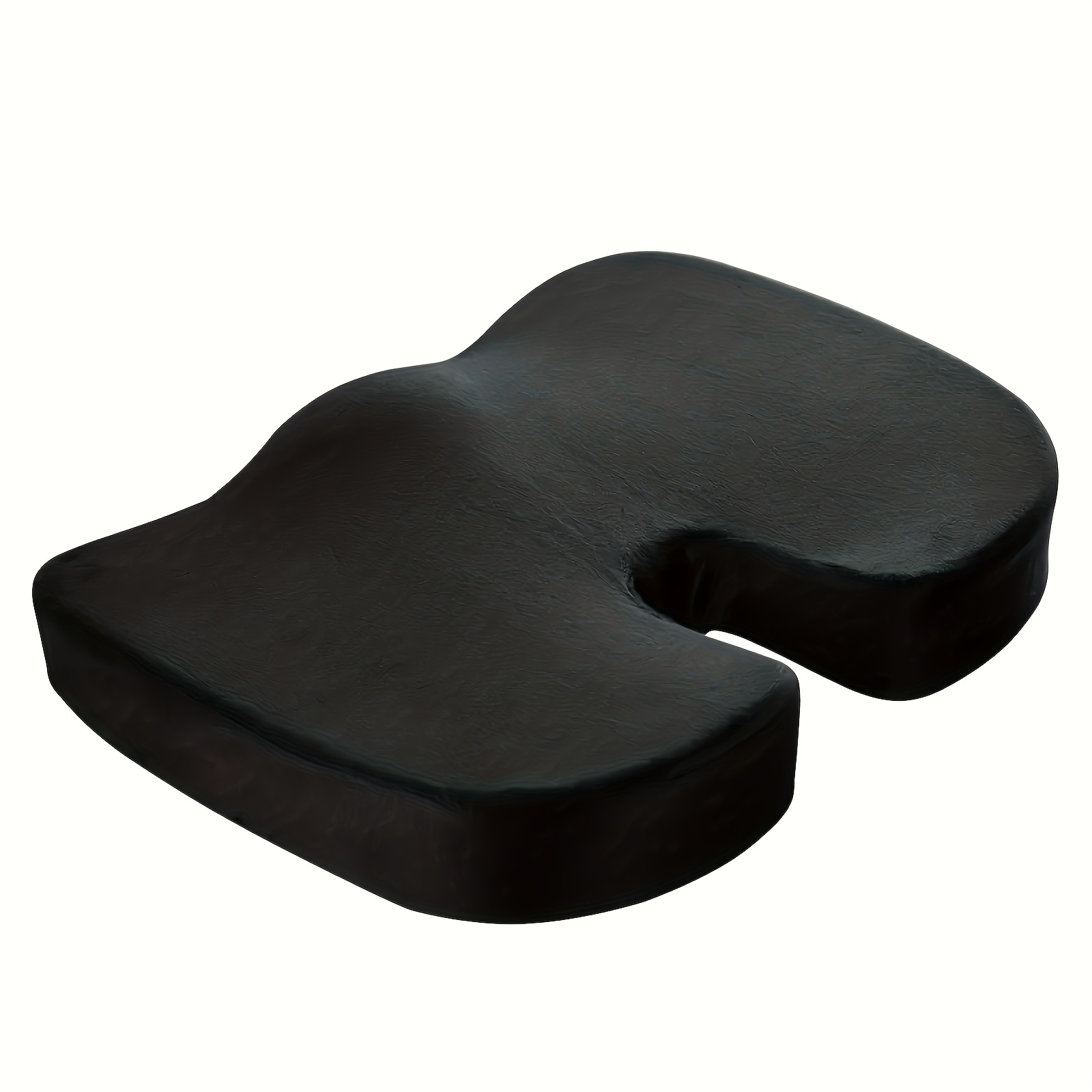 TEMU 1pc Cojín para Silla de Oficina, de Espuma Viscoelástica para Coxis, Cojín para Asiento de Coche, Corrector de Postura al Sentarse