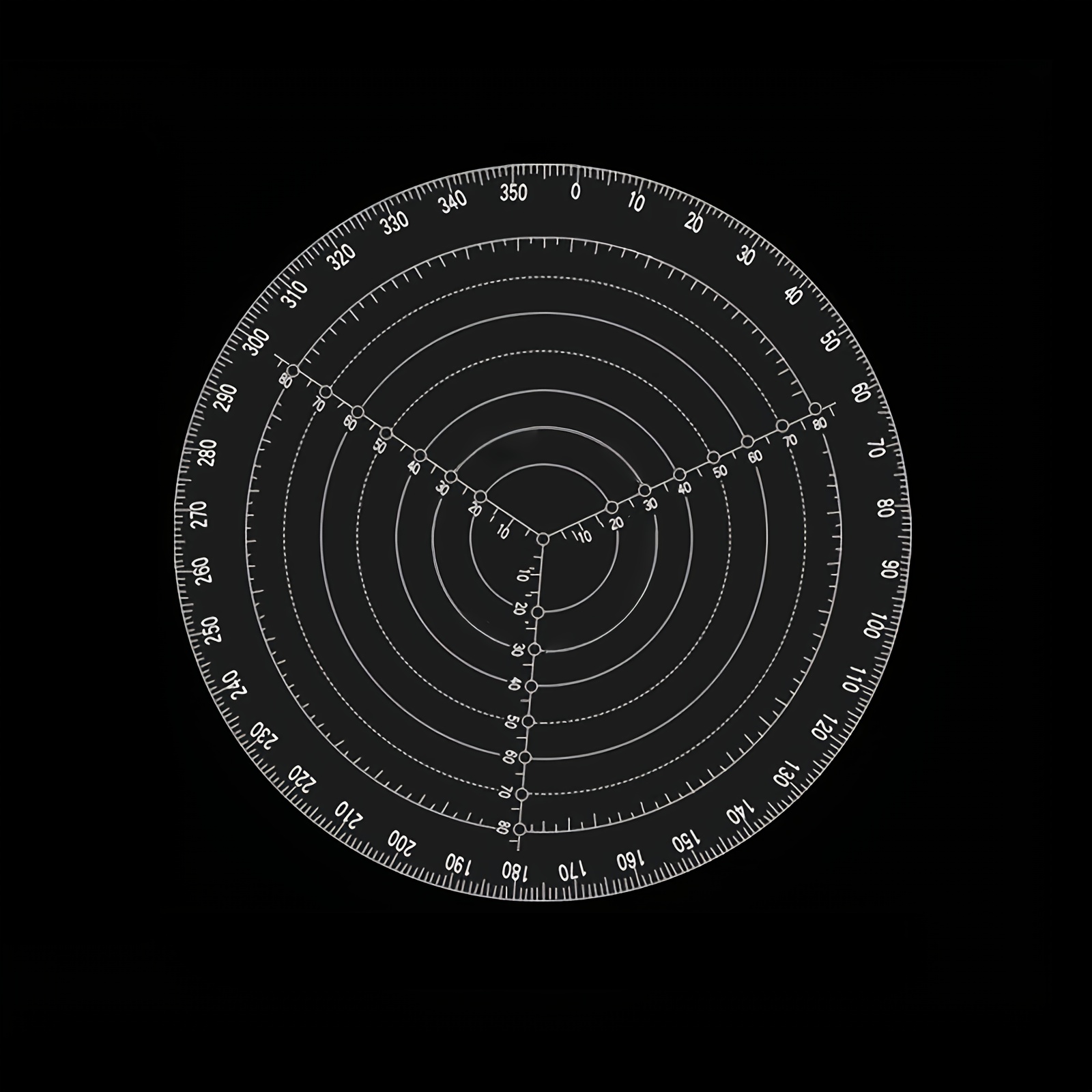 Round Center Finder Compass, Lathe Centering Tool Circle Gauge For Drawing Circles, Lathe Work And Woodturners, Round Template Clear Acrylic Drawing Circles Compass For Handicrafts, Furniture