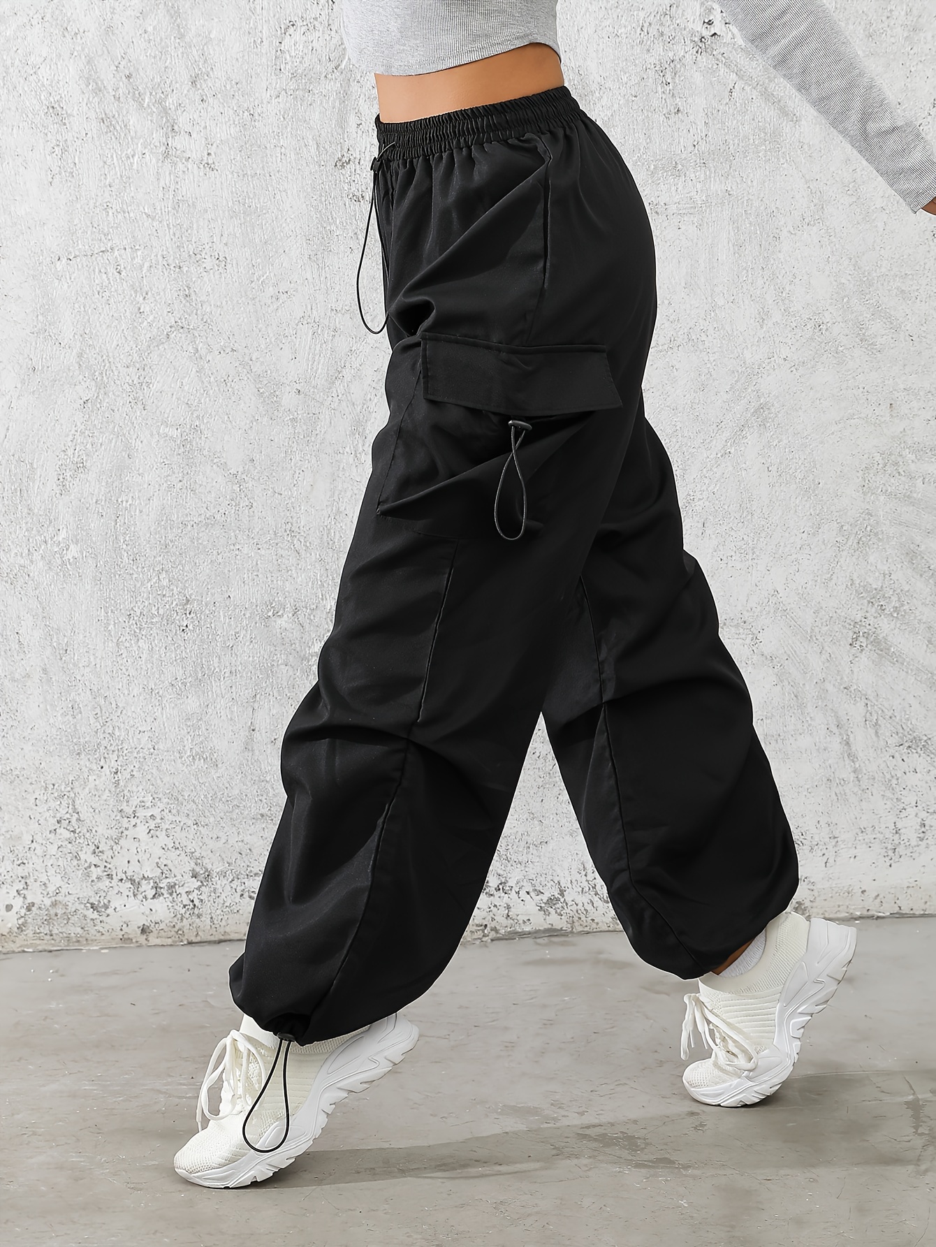 【BAON】[unisex] Poro color banding string cargo pants BAON】[unisex] Poro color banding string cargo pants (BAON