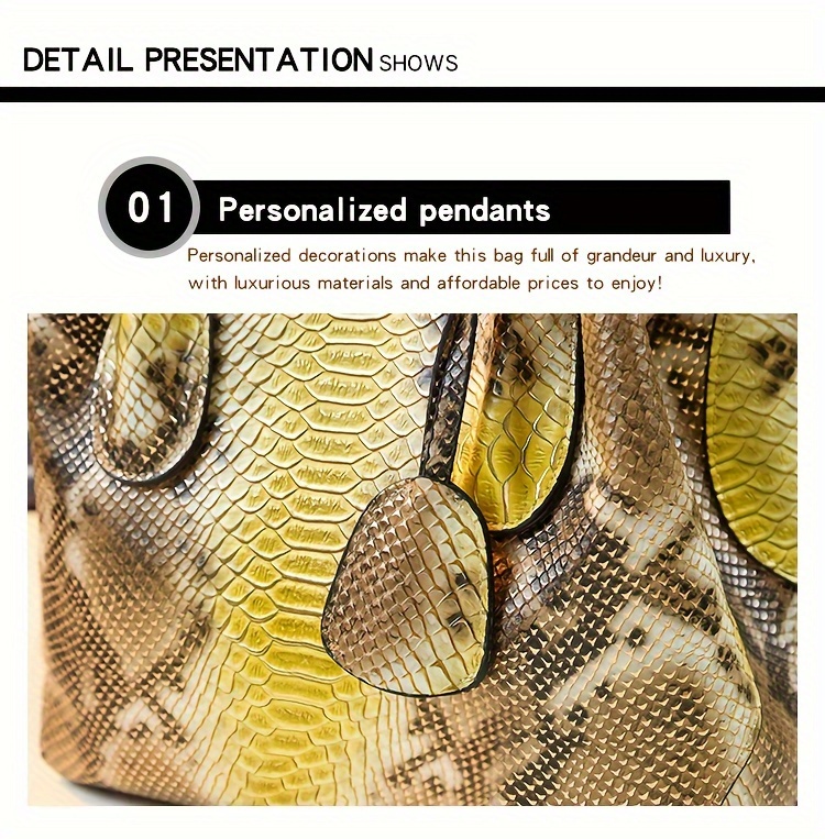 fashion top handle tote bag for women animal print pu with polyester lining zipper closure spacious business commuter handbag from guangzhou production area details 11