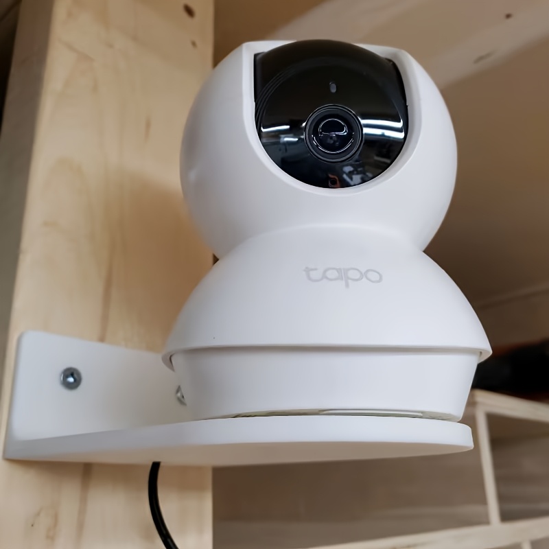 TEMU Support Mural, Compatible avec les Caméras Tapo /210, Base de Support de Caméra Réglable Perçage pour Usage Intérieur et Extérieur, Support de