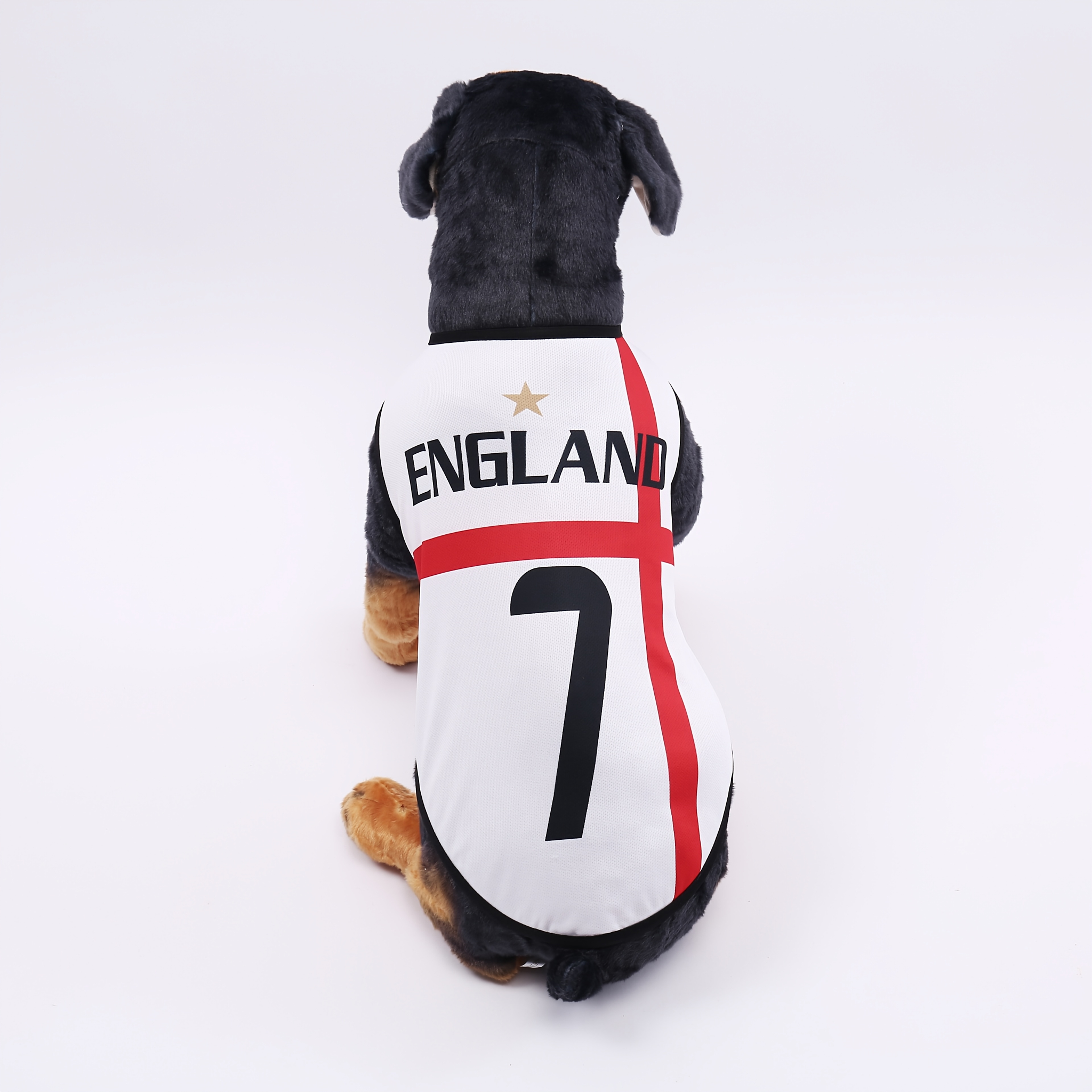 TEMU 1pc Pet Jersey, England Team Jersey 2026, Pet Football Kit, Dog Vest, Cat T-shirt, Comfortable And Breathable Fabric
