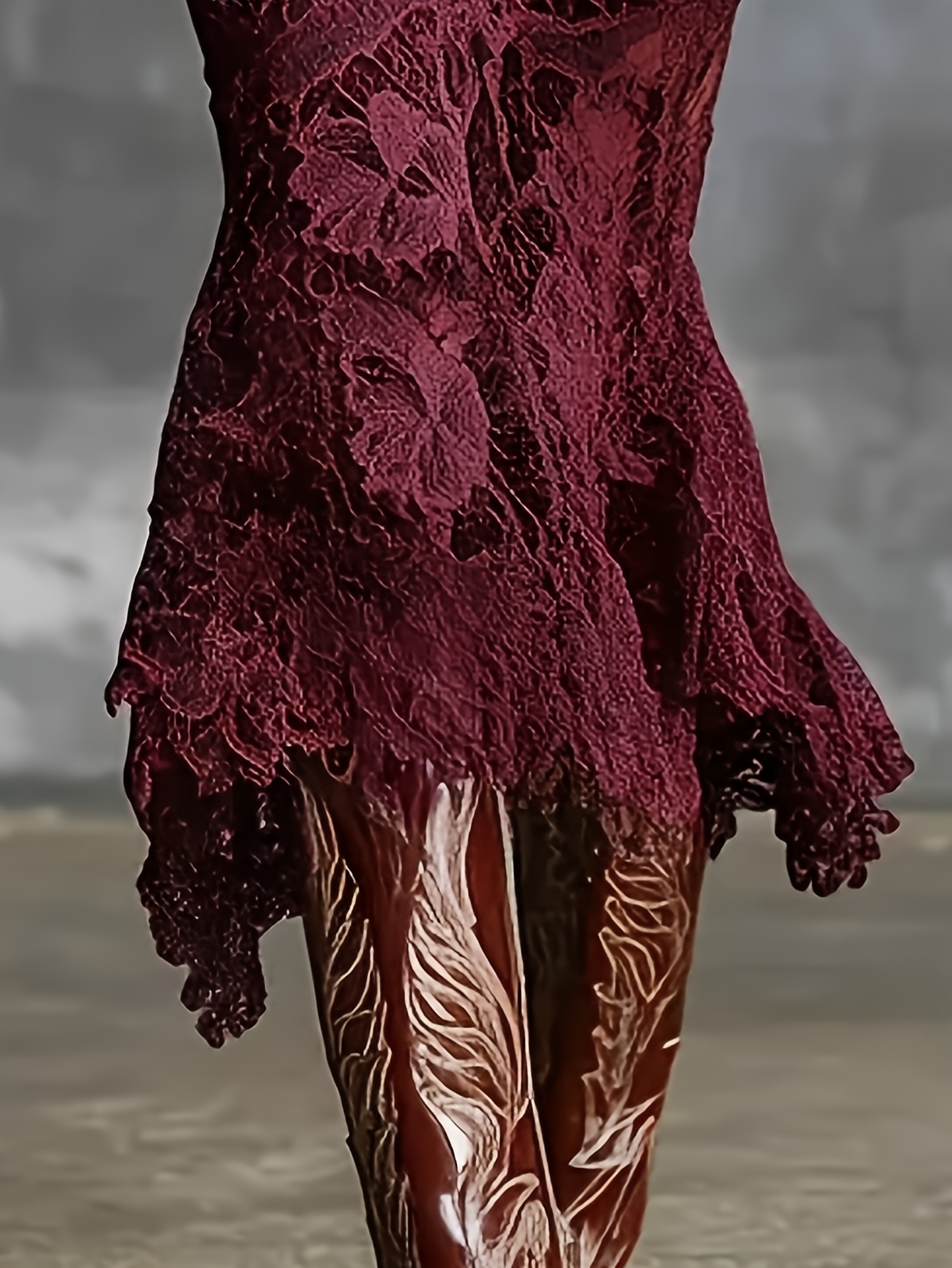 chinese dress ladies Cherry Lace Dress Midi by Samantha Rose  White Runway
