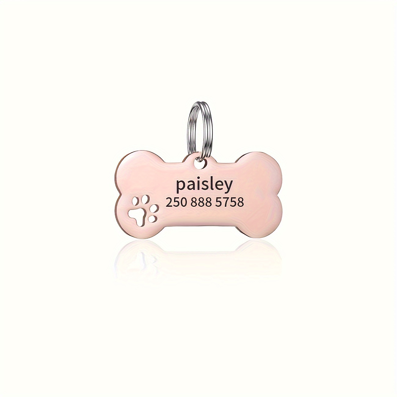 

Engraved Tag - -shaped Pet Id , -lost Nameplate For